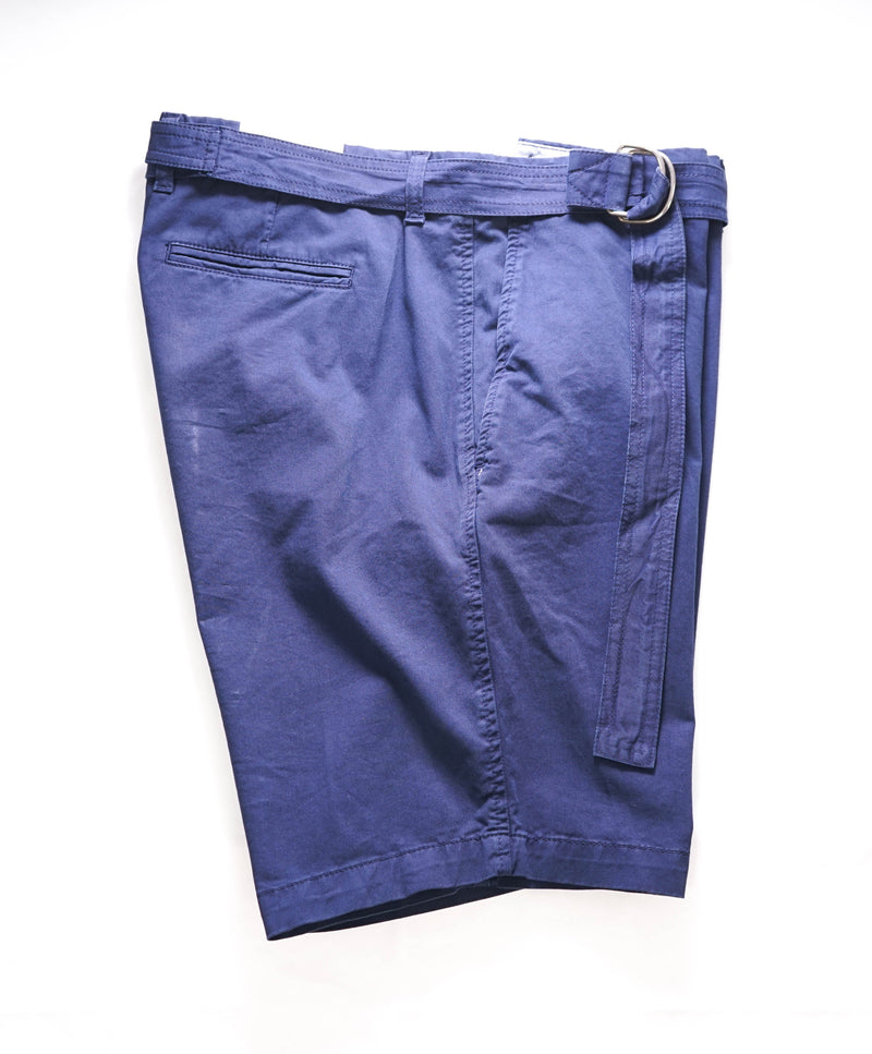 ELEVENTY - Cotton/Elastane *D RING BELTED* Chino Shorts Pants  - 36W