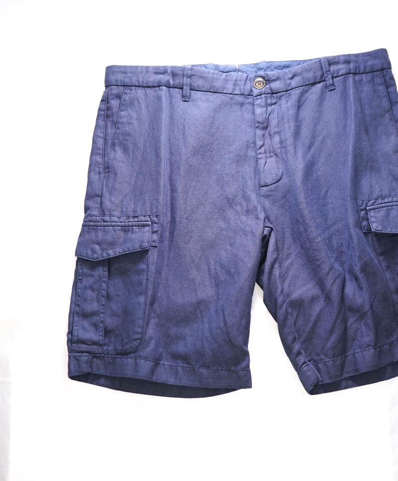 ELEVENTY - LINEN / COTTON Cargo Chino Shorts Pants  - 38W