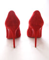 CHRISTIAN LOUBOUTIN - "So Kate 120" Red Suede Leather Pumps - 36