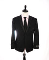 IKE BEHAR - Notch Lapel Classic Black 2-Button Tuxedo Suit - 38S