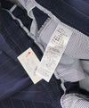 $545 ELEVENTY - JOGGER *Draw String* Blue Chalk Stripe Dress/Casual Pants- 36W