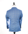 ERMENEGILDO ZEGNA Cloth - By SAKS FIFTH AVENUE "SILK Blend" Blue Blazer - 42R
