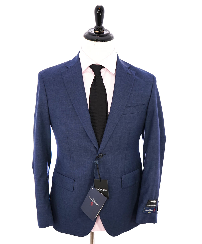 ERMENEGILDO ZEGNA - By SAKS FIFTH AVENUE Medium Blue Modern Fit Suit - 44R