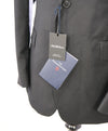 ERMENEGILDO ZEGNA - By SAKS FIFTH AVENUE Textured Weave Black Suit - 40R