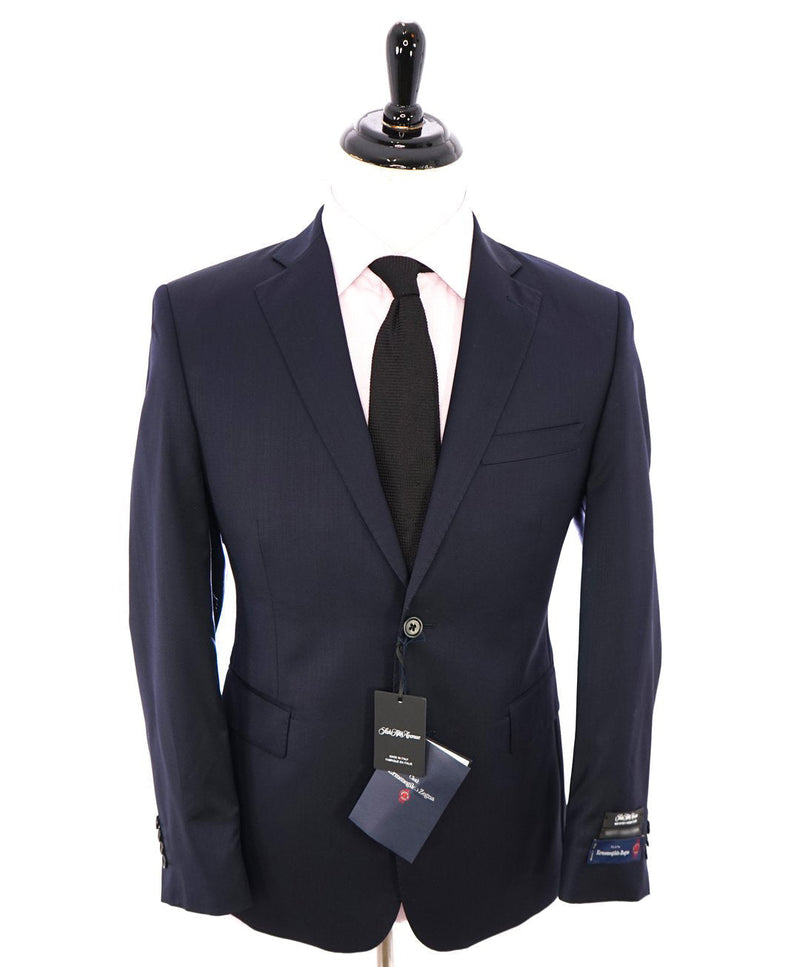 ERMENEGILDO ZEGNA - SAKS FIFTH AVENUE "Tailored Fit" SILK BLEND Navy Suit - 42R