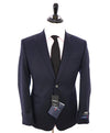 ERMENEGILDO ZEGNA - By SAKS FIFTH AVENUE "Slim" SILK BLEND Navy Suit - 40L