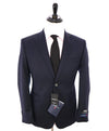 ERMENEGILDO ZEGNA - By SAKS FIFTH AVENUE "Slim" SILK BLEND Navy Suit - 44R