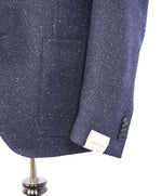 CORNELIANI - Wool Silk Blend *Patch Pocket* Blue Fleck Blazer - 46R