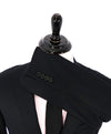 GIORGIO ARMANI - “SOFT” Textured Royal Oxford Weave Black Blazer - 46R