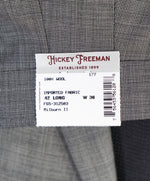 HICKEY FREEMAN - Gray Check *Salt n' Pepper* "Milburn ii" Notch Lapel Suit - 42L