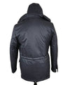 CORNELIANI - Gray Wool Quilted Padded Parka "REMOVABLE HOOD" LOGO Coat - 38R