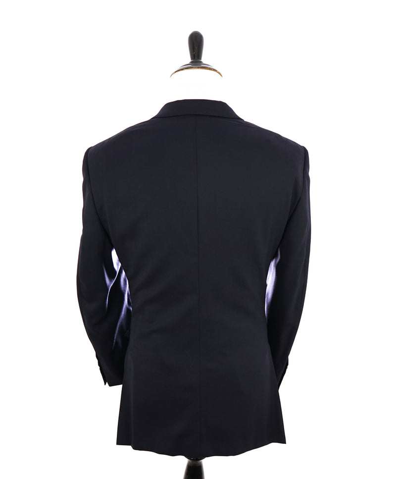 ERMENEGILDO ZEGNA - "Cool Effect" Blue Oxford Royal Weave Blazer - 44R