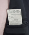 ERMENEGILDO ZEGNA - "Cool Effect" Blue Oxford Royal Weave Blazer - 44R