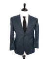 CANALI - For SAKS 5TH AVE Teal Turquoise Textured Fabric Suit  - 42S