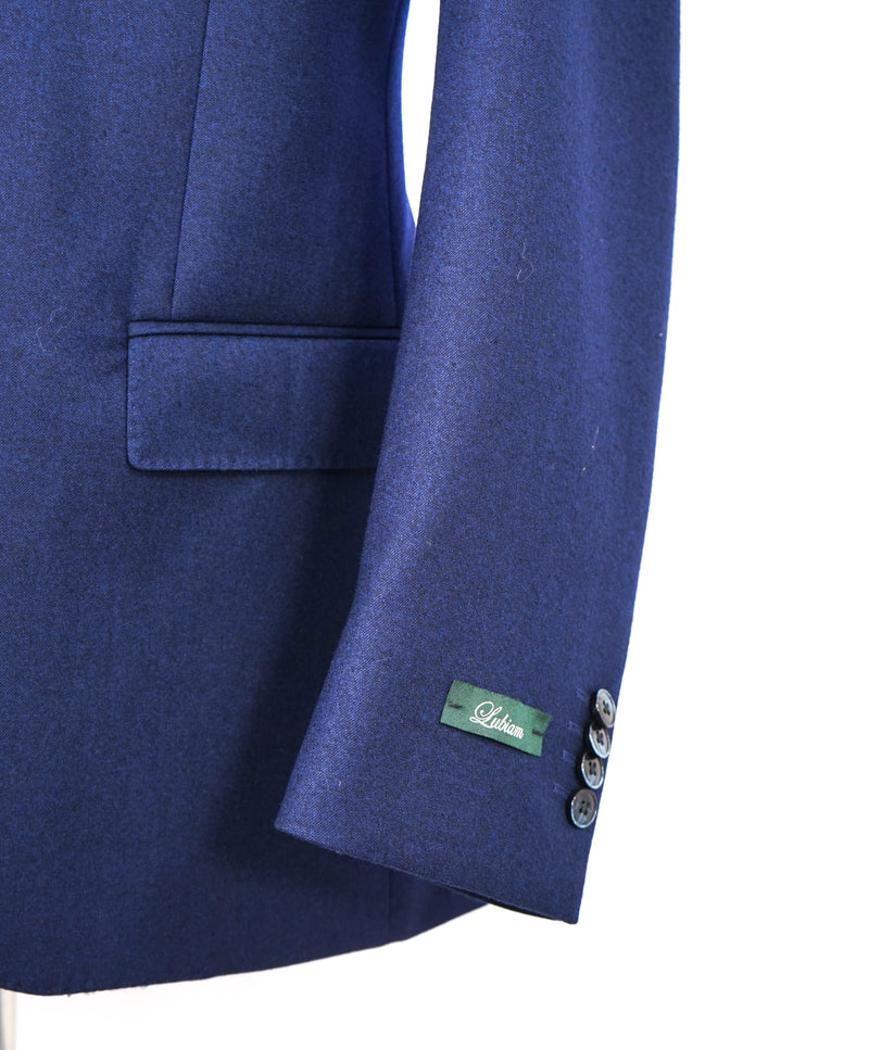 LUBIAM - Vitale Barberis Canonico Cobalt Blue Soft Shoulder Blazer - 40R