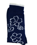 MARCOLIANI - Blue Floral MADE IN ITALY Dress Socks - N/A