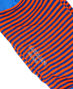 MARCOLIANI - Orange/Blue Stripe MADE IN ITALY Dress Socks - N/A