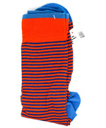 MARCOLIANI - Orange/Blue Stripe MADE IN ITALY Dress Socks - N/A