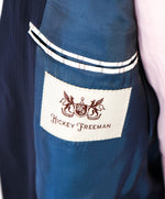 HICKEY FREEMAN - Iconic Blue Stripe Wool "Milburn ii" Suit Made In USA - 40R
