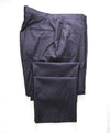 HICKEY FREEMAN - Navy *CLOSET STAPLE* Wool Flat Front Dress Pants - 36W