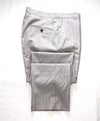 HICKEY FREEMAN - Light Gray Wool Flat Front Dress Pants - 34W