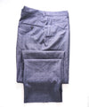 HICKEY FREEMAN - Pastel Blue Check Wool Flat Front Dress Pants - 36W