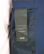 HUGO BOSS - Stretch Fabric "TRAVEL" Navy Blazer Zipper pockets & Net Lining - 42R