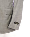 $2,395 CORNELIANI - "SUPER FINE WOOL" Light Gray 15,75 Microns Suit - 40R