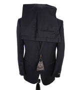 ERMENEGILDO ZEGNA - "Micronsphere" Collection Solid Blue Navy Suit - 46R