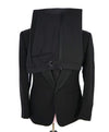 RALPH LAUREN PURPLE LABEL - *SHAWL COLLAR* Black Tuxedo Suit With Side Tabs - 40S