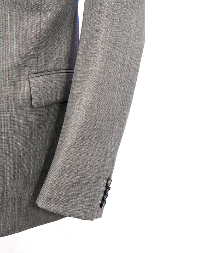 Z ZEGNA - Gray With White Lining Birdseye PERFORMANCE Blazer - 40R