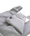 HICKEY FREEMAN - Gray Micro Check Wool Flat Front Dress Pants - 36W