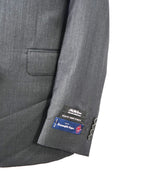 ERMENEGILDO ZEGNA - By SAKS FIFTH AVENUE "Slim" SILK BLEND Gray Suit - 44L