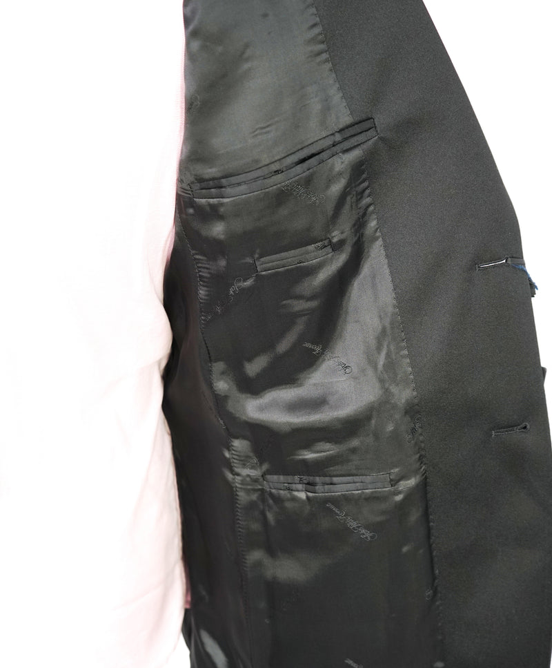 ERMENEGILDO ZEGNA - By SAKS FIFTH AVENUE "SILK" Black Tuxedo Suit - 40R