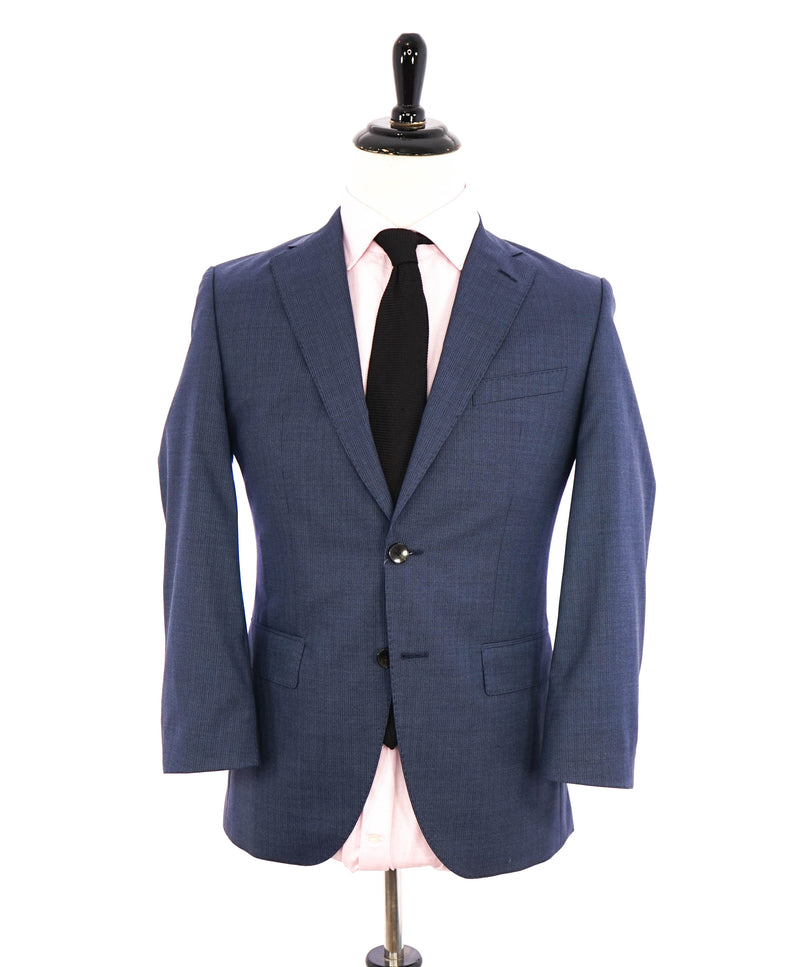 HUGO BOSS - "GUABELLO" Italian Fabric Pastel Blue Micro Stripe Suit - 36R