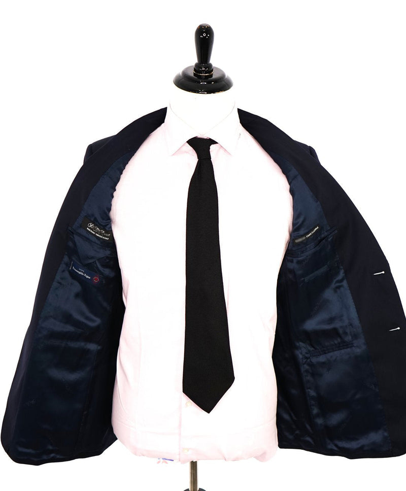 ERMENEGILDO ZEGNA - SAKS FIFTH AVENUE "Tailored Fit" SILK BLEND Navy Suit - 44R
