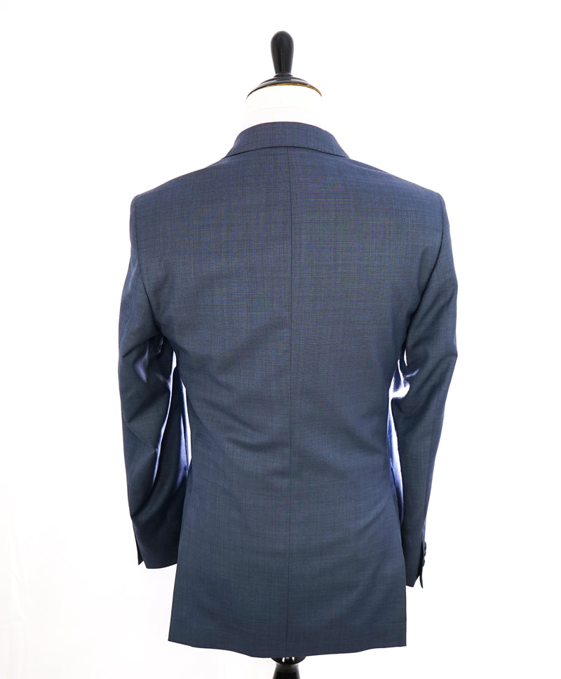 ERMENEGILDO ZEGNA - "Slim" SAKS FIFTH AVENUE Baby Blue Textured Suit - 40L