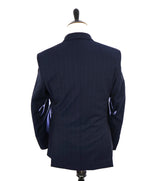 ERMENEGILDO ZEGNA - "Slim" SAKS FIFTH AVENUE Blue n' Camel Check Suit - 40R