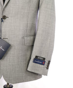 ERMENEGILDO ZEGNA - "Classic" SAKS FIFTH AVENUE Gray Textured Suit - 40R