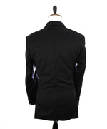 ERMENEGILDO ZEGNA - By SAKS FIFTH AVENUE SILK BLEND "SLIM" Black Suit - 36S