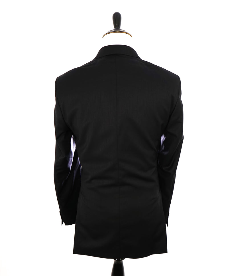 ERMENEGILDO ZEGNA - By SAKS FIFTH AVENUE SILK BLEND "Classic" Black Suit - 48R
