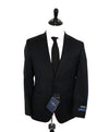 ERMENEGILDO ZEGNA - By SAKS FIFTH AVENUE SILK BLEND "Tailored" Black Suit - 40R