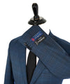 ERMENEGILDO ZEGNA - By SAKS FIFTH AVENUE "MODERN" COOL EFFECT Blue Suit - 38S