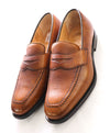 CHURCH'S - “Corley" Hand Patina Supple Leather Cognac Penny Loafers - 8.5 (7.5)