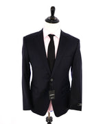 SAMUELSOHN - For SFA Super 130's Performance "LYCRA Blend" Wool Navy Suit - 40S