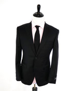 SAMUELSOHN - SAKS 5TH AVE Super 120's Wool "SB YARDLEY" Solid Black Suit - 42L