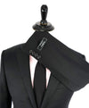 SAMUELSOHN - SAKS 5TH AVE Super 120's Wool "SB YARDLEY" Solid Black Suit - 46L