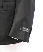 SAMUELSOHN - SAKS 5TH AVE Super 120's Wool "SB YARDLEY" Solid Black Suit - 38S
