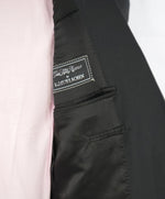 SAMUELSOHN - SAKS 5TH AVE Super 120's Wool "SB YARDLEY" Solid Black Suit - 38S