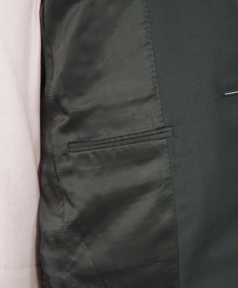 SAMUELSOHN - SAKS 5TH AVE Super 120's Wool "SB YARDLEY" Solid Black Suit - 38S